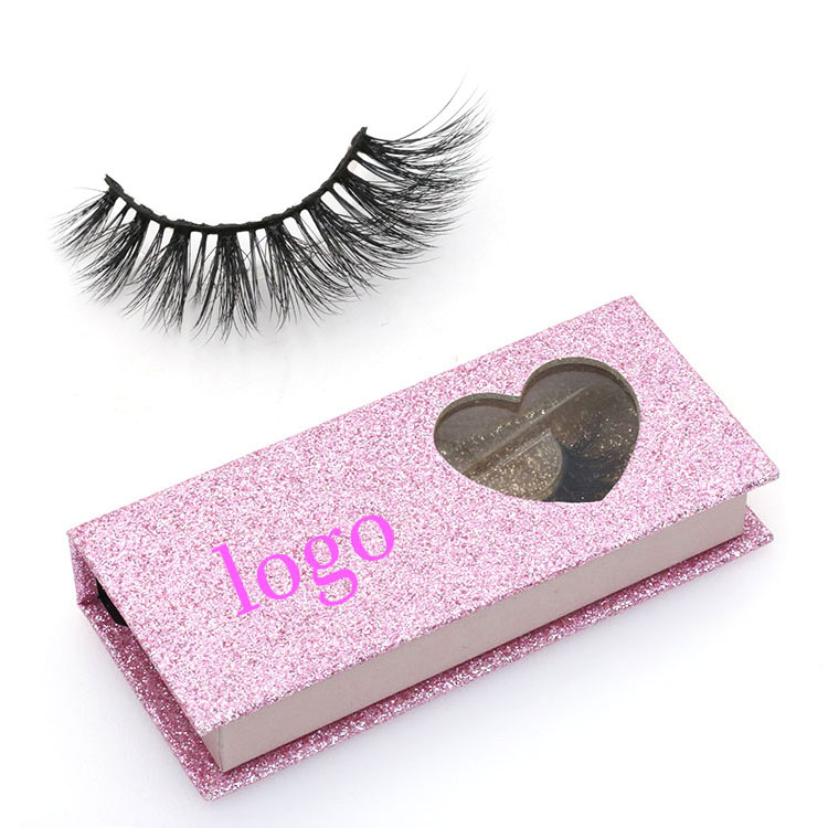 Eyelashes suppliers provide private label 3D faux mink lashes with custom packaging box